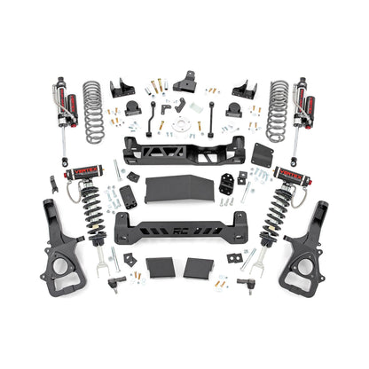 Rough Country Vertex Shocks & Rear Variable Rate Coils 6 Inch Lift Kit I 33450