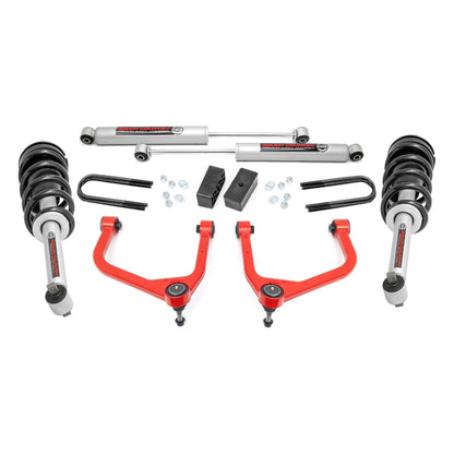 Rough Country N3 Struts w/N3 Rear Shocks 3.5 Inch Lift Kit I 28831RED