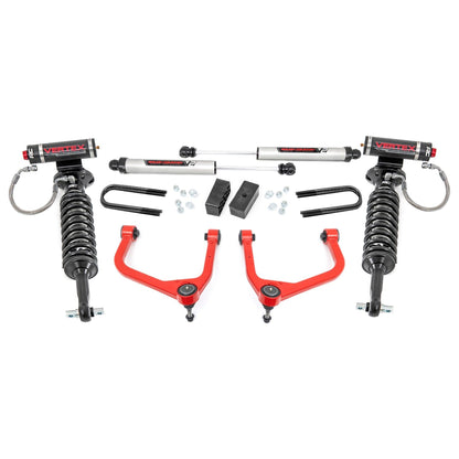 Rough Country Vertex Coilovers w/V2 Rear Shocks 3.5 Inch Lift Kit I 28857RED