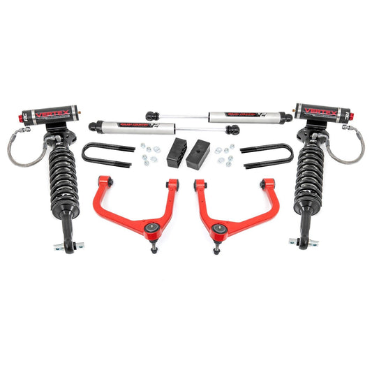 ROUGH COUNTRY 3.5 Inch Lift Kit | Vertex/V2 | GMC Sierra 1500 2WD/4WD (2025-2026) | 110557RED