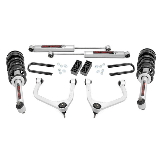 ROUGH COUNTRY 3.5 Inch Lift Kit | N3 Struts | Rear Mono Leaf | Chevy Silverado 1500 (22-24) | 28231