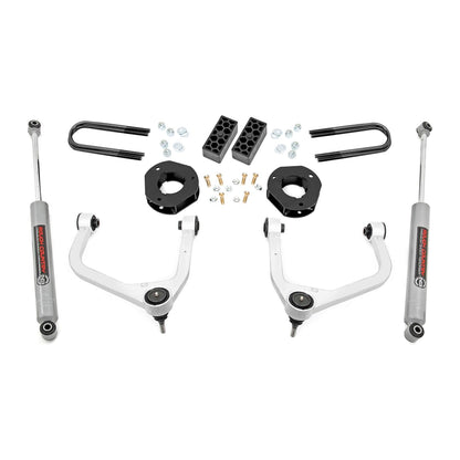 Rough Country Strut Spacers w/N3 Rear Shocks 3.5 Inch Lift Kit I 28230