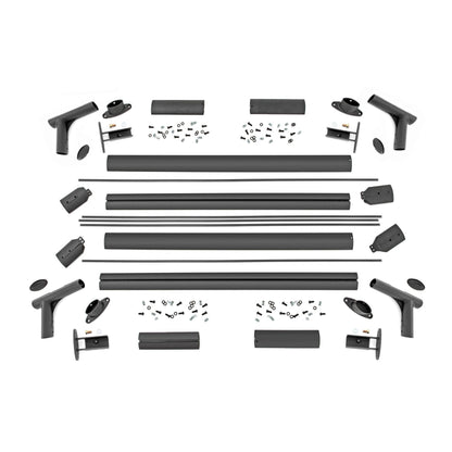 ROUGH COUNTRY Bed Rack | Half Rack | Aluminum | Chevy Silverado 1500 2WD/4WD (2019-2026 & Refresh) | 10204
