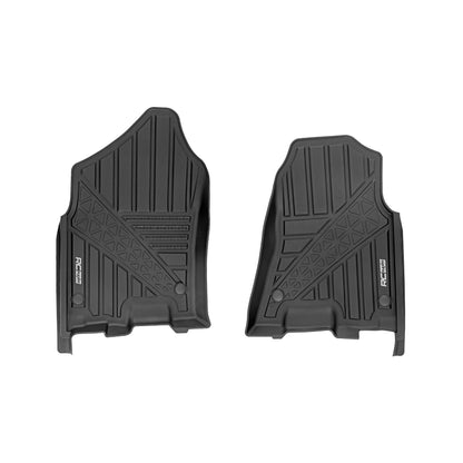 ROUGH COUNTRY Flex-Fit Floor Mats | Front | Crew | Ram 1500 (19-24)/1500 TRX (21-24) | FF-3142