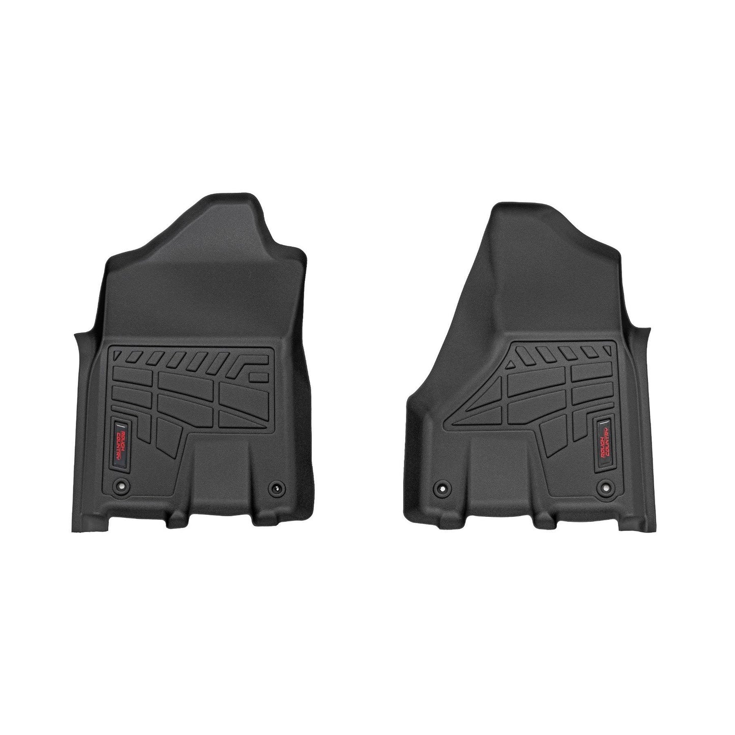 ROUGH COUNTRY Sure-Fit Floor Mats | Front Bucket | Crew | Ram 2500 (19-26)/3500 (19-25)  | SM31431