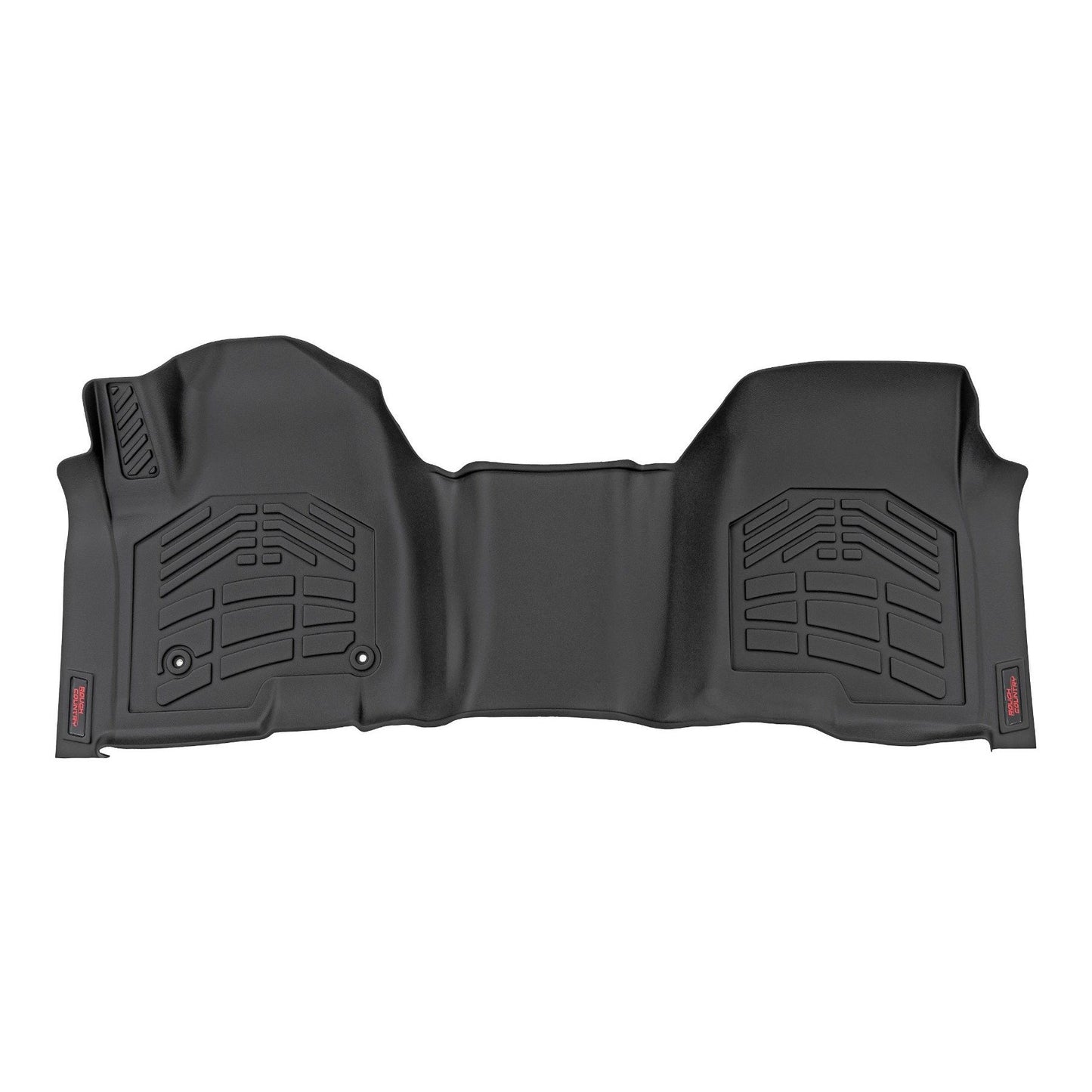 ROUGH COUNTRY Sure-Fit Floor Mats | Front Over Hump | Crew | Chevy/GMC 1500/2500HD/3500HD (19-26 & Classic) | SM2165