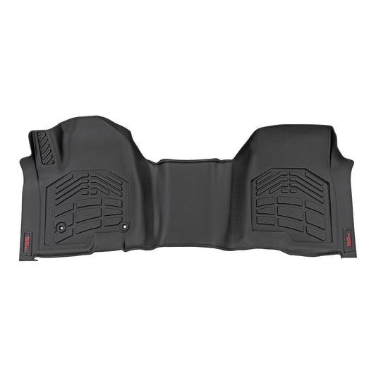 ROUGH COUNTRY Sure-Fit Floor Mats | Front Over Hump | Crew | Chevy/GMC 1500/2500HD/3500HD (19-26 & Classic) | SM2165