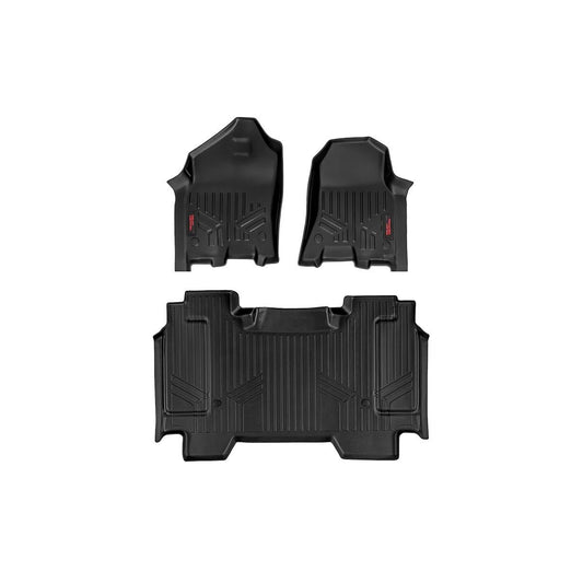 ROUGH COUNTRY Floor Mats | Front and Rear | Ram 1500 (19-24)/1500 TRX (21-24)  | M-31412