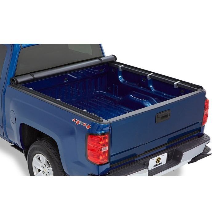 BESTOP | EZ-Roll Soft Tonneau Cover For Nissan 2005-2024 Frontier 5.0 Foot Black Tailgate Spoiler Not Included Bestop | 19146-01