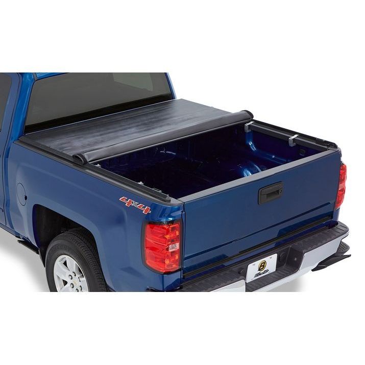 BESTOP | EZ-Roll Soft Tonneau Cover For Nissan 2005-2024 Frontier 6.0 Foot Black Tailgate Spoiler Not Included Bestop | 19147-01