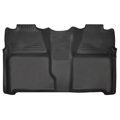 Husky Liners | Weatherbeater 2nd Seat Floor Liner For 2007-2014 Silverado/Sierra 1500/2500 HD/3500 HD Husky Liners | 19201