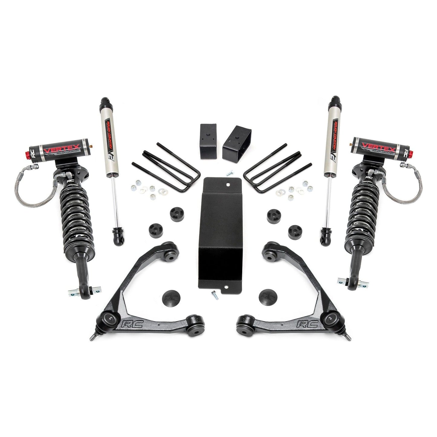 Rough Country V2 Monotube Shocks 3.5 Inch Lift Kit I 19457