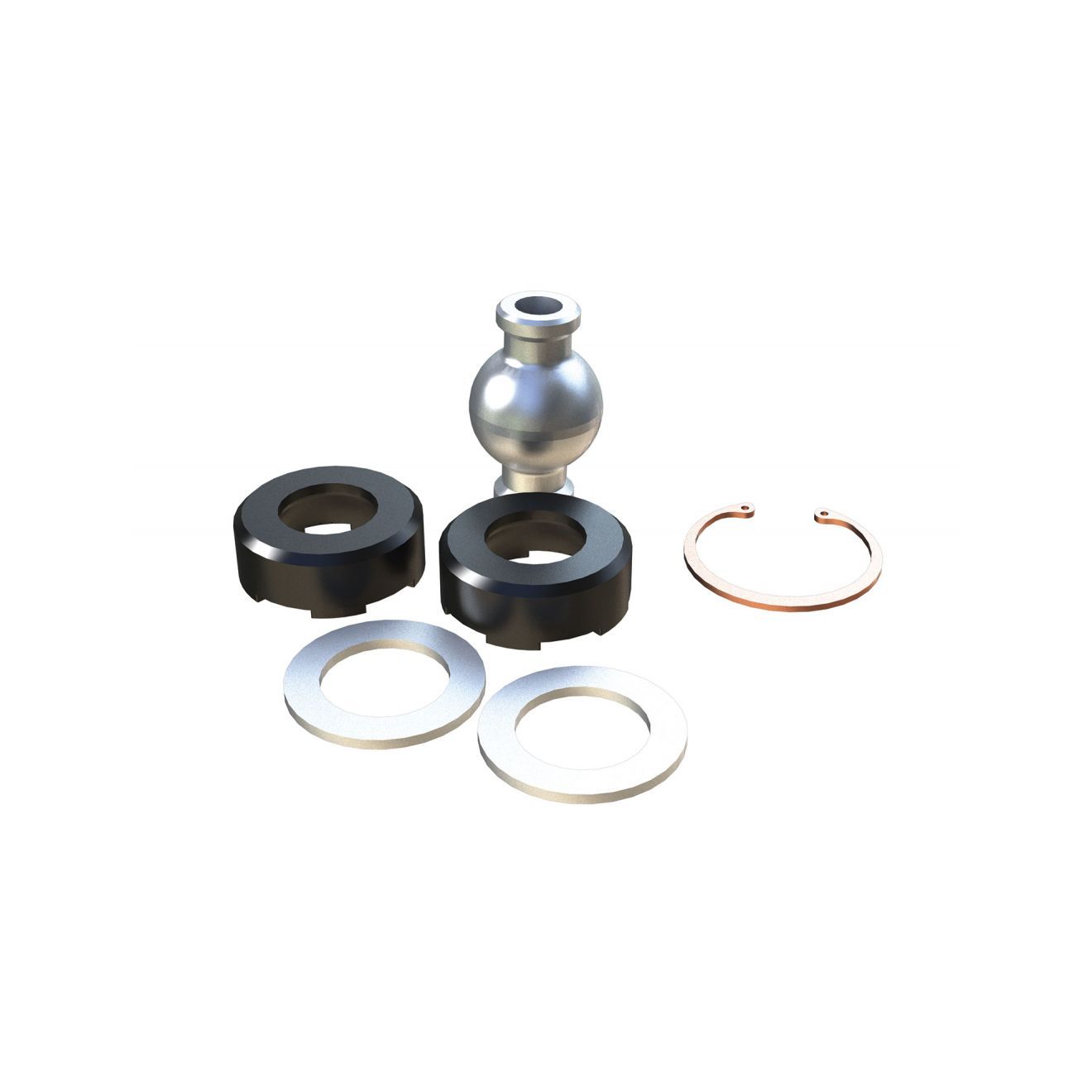 TeraFlex | 97-06 Jeep Wrangler TJ Control Arm Joint Rebuild Kit Front/Rear Upper Small Both Ends TeraFlex | 1951100