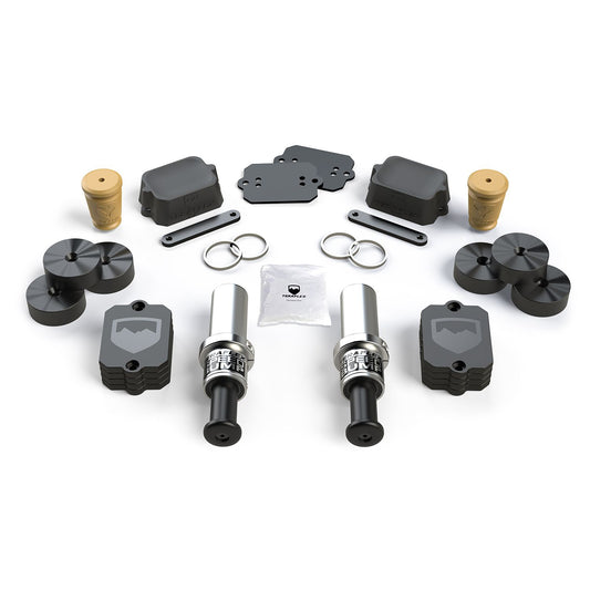 TeraFlex | JL 3 Inch-Stroke SpeedBump & Progressive Bump Stop Kit Front & Rear 4.5 Inch Lift TeraFlex | 1958350