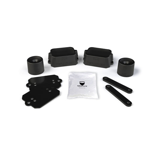 TeraFlex | 18-Up Wrangler JL 2 Door2 Inch Bump Stop Strike Pad Extension Kit Front & Rear TeraFlex | 1959500