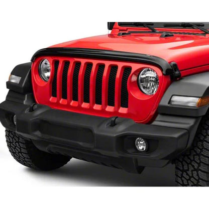WeatherTech Bug Guard Dark Smoke fits Jeep Wrangler JL and Gladiator JT | 50273