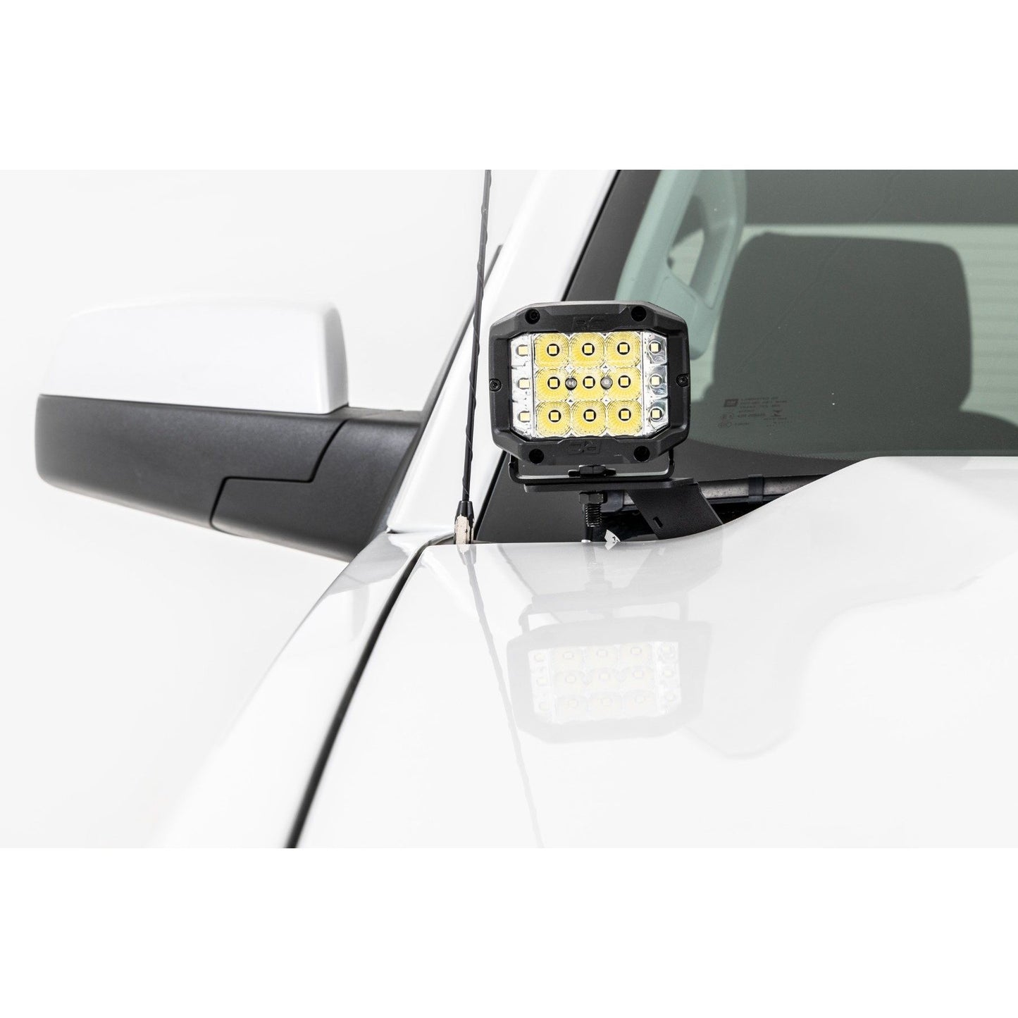 ROUGH COUNTRY LED Ditch Light Kit | 3in OSRAM Pair | Wide | Chevy/GMC 1500 (14-18 & Classic) | 71056