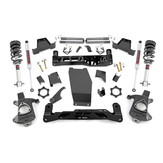 ROUGH COUNTRY 6 Inch Lift Kit | Alu/Stamp Steel | M1 Struts/M1 | Chevy/GMC 1500 (14-18 & Classic) | 22740