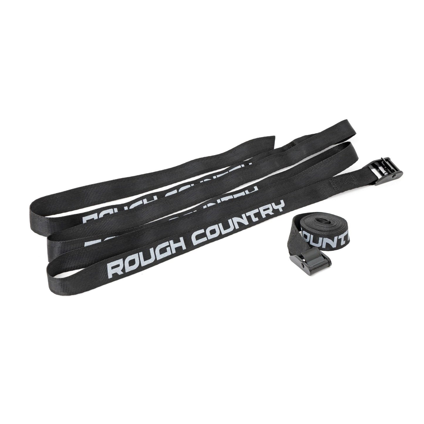 ROUGH COUNTRY Cargo Tie-Down Straps | Cam Buckle | 1" X 9' | Pair | 117702A