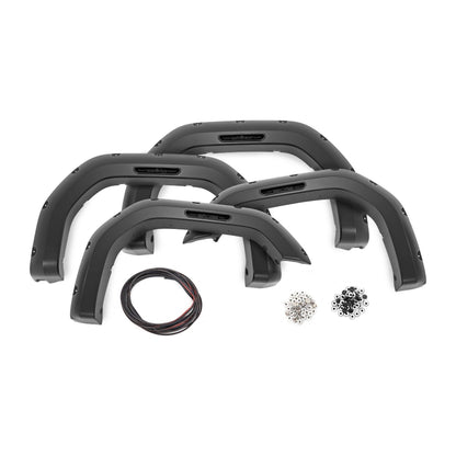 Rough Country Flat Black Pocket Fender Flares I F-G12011A