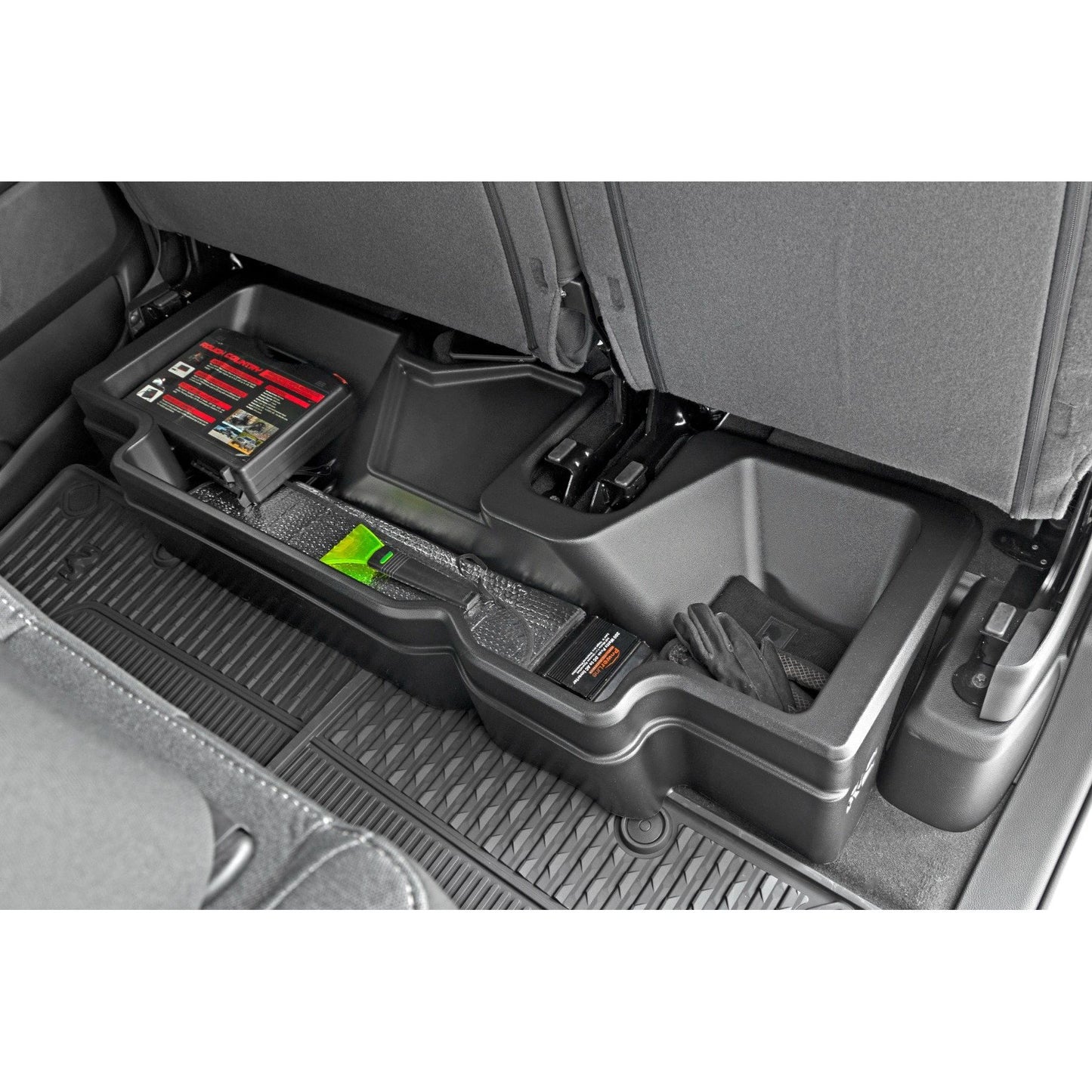 ROUGH COUNTRY Under Seat Storage | Crew Cab | Ram 1500 2WD/4WD (2019-2025) | RC09421A