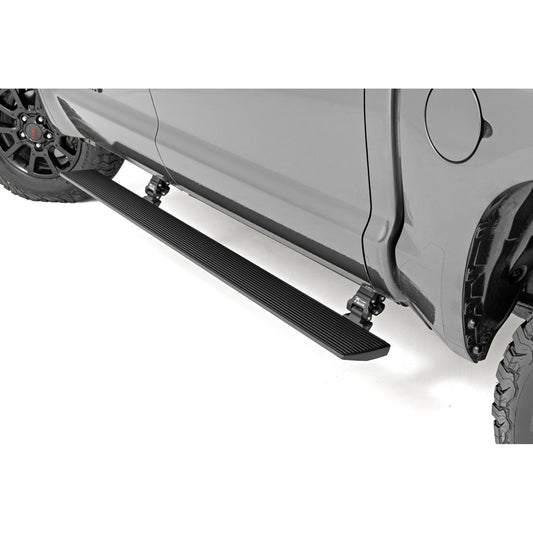ROUGH COUNTRY Power Running Boards | Dual Electric Motor | CrewMax | Toyota Tundra (07-21) | PSR50110