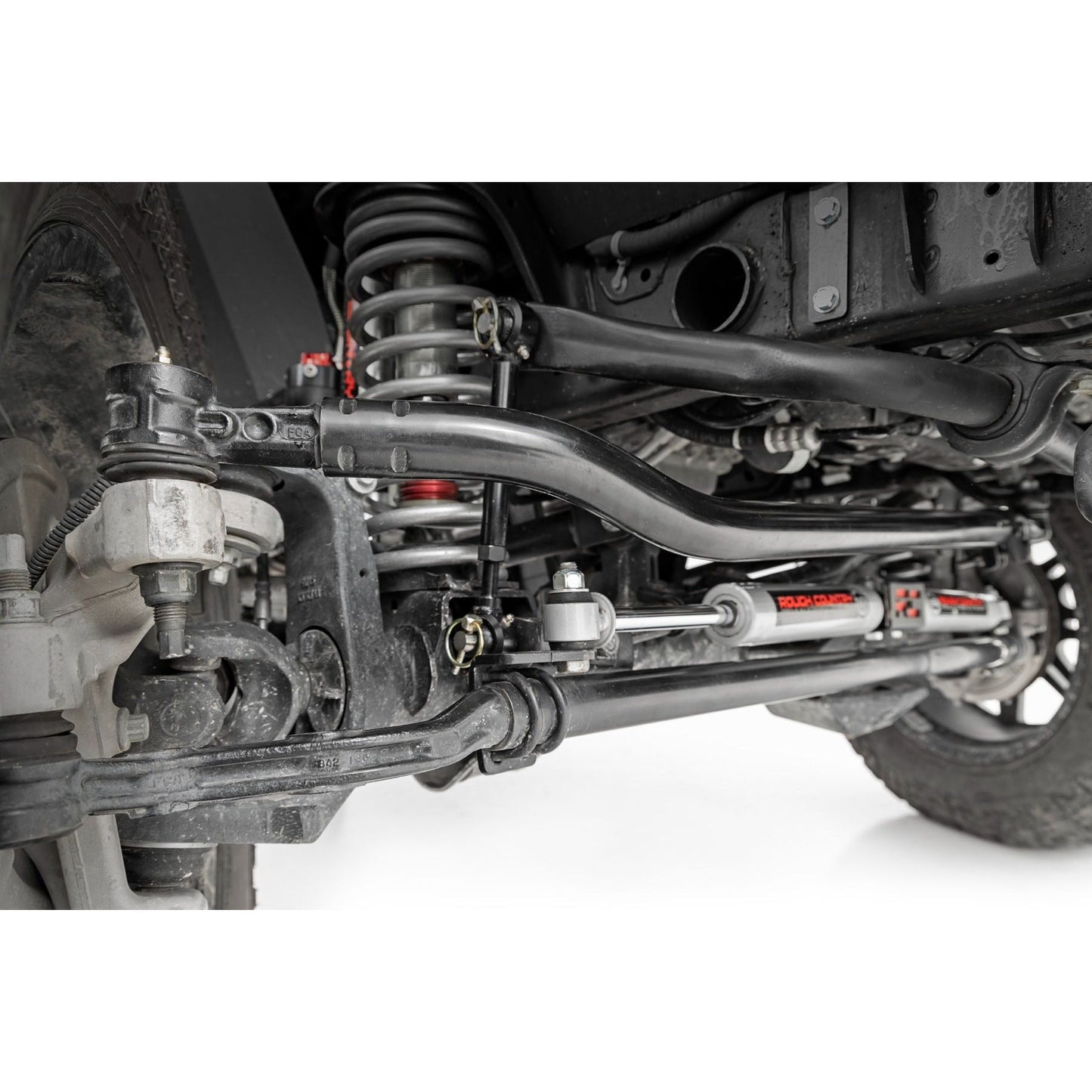 Rough Country Drag Link + Track Bar Bracket (Gladiator JT) High Steer Kit I 10640