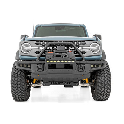 Rough Country Black Series w/ Amber DRL Triple LED Fog Light Kit I 51088