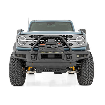 Rough Country Black Series w/ White DRL High Winch Mount I 51068