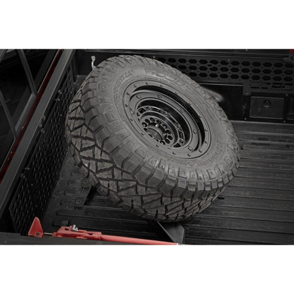 ROUGH COUNTRY Bed Mount Spare Tire Carrier | Universal (5x5.5 6x5.5 6x135 & 5x5.0 Bolt Patterns) | 73110