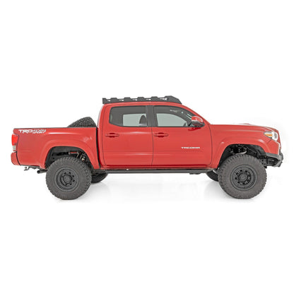 ROUGH COUNTRY Roof Rack | Front LED Lights | Toyota Tacoma 2WD/4WD (2005-2023) | 73107