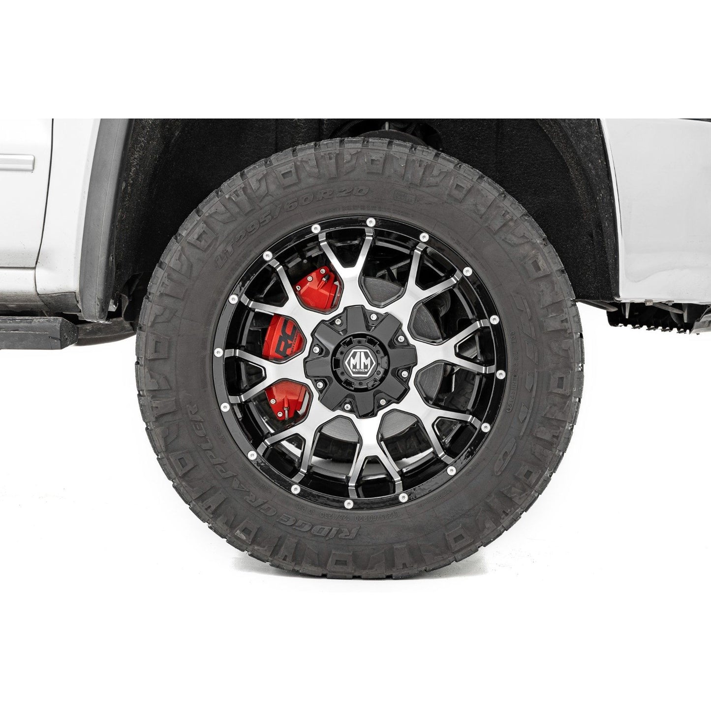 ROUGH COUNTRY Caliper Covers | Front and Rear | Red | Toyota 4Runner 2WD/4WD (2003-2024) | 71149