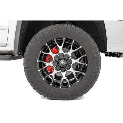 ROUGH COUNTRY Caliper Covers | Front and Rear | Red | Toyota 4Runner 2WD/4WD (2003-2024) | 71149