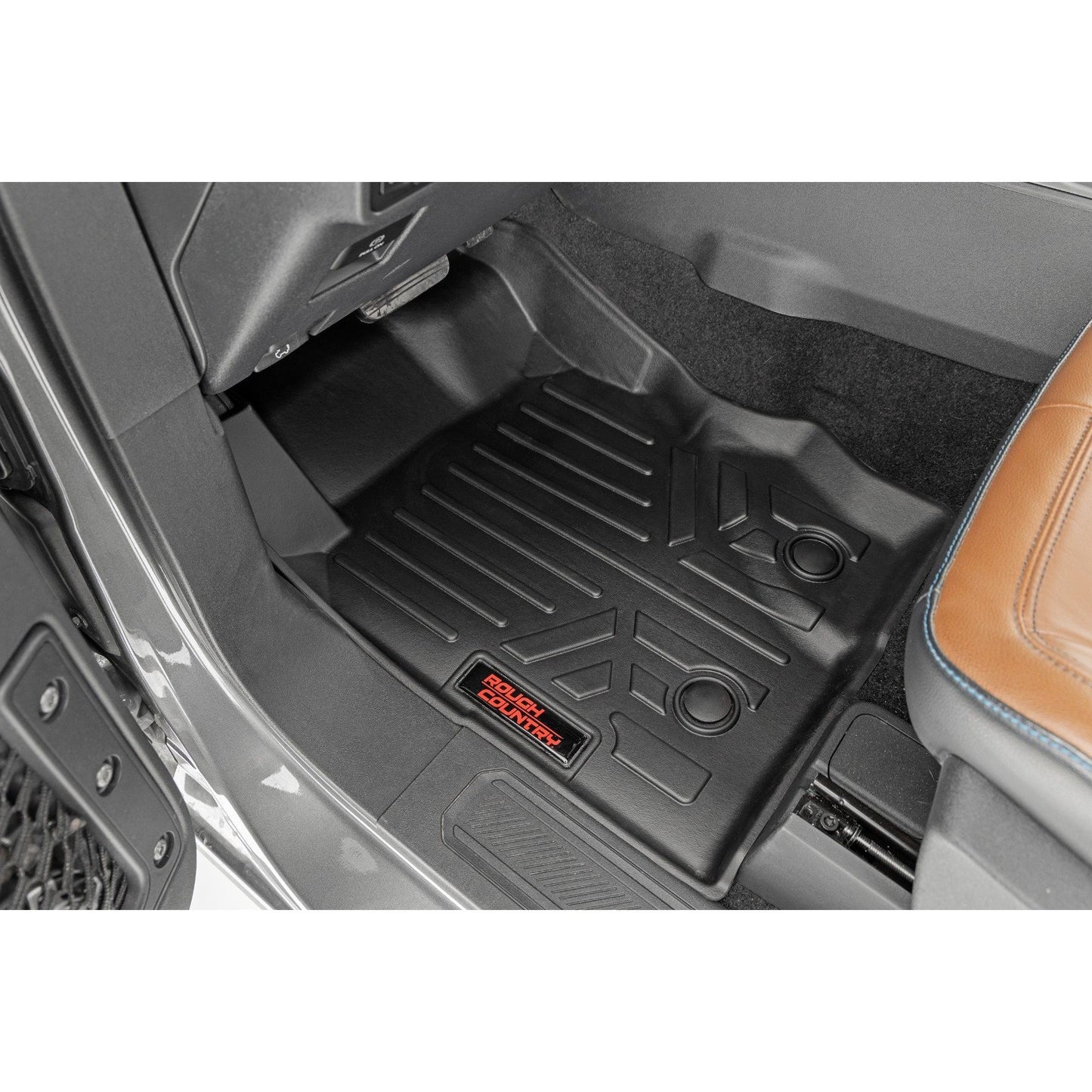 ROUGH COUNTRY Floor Mats | Front & Rear | Ford Bronco 4WD (2021-2025) | M-51602