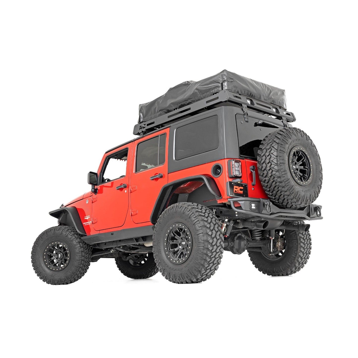 ROUGH COUNTRY Rock Sliders | Heavy Duty | 4-Door | Jeep Wrangler Unlimited 2WD/4WD (07-18) | 90800