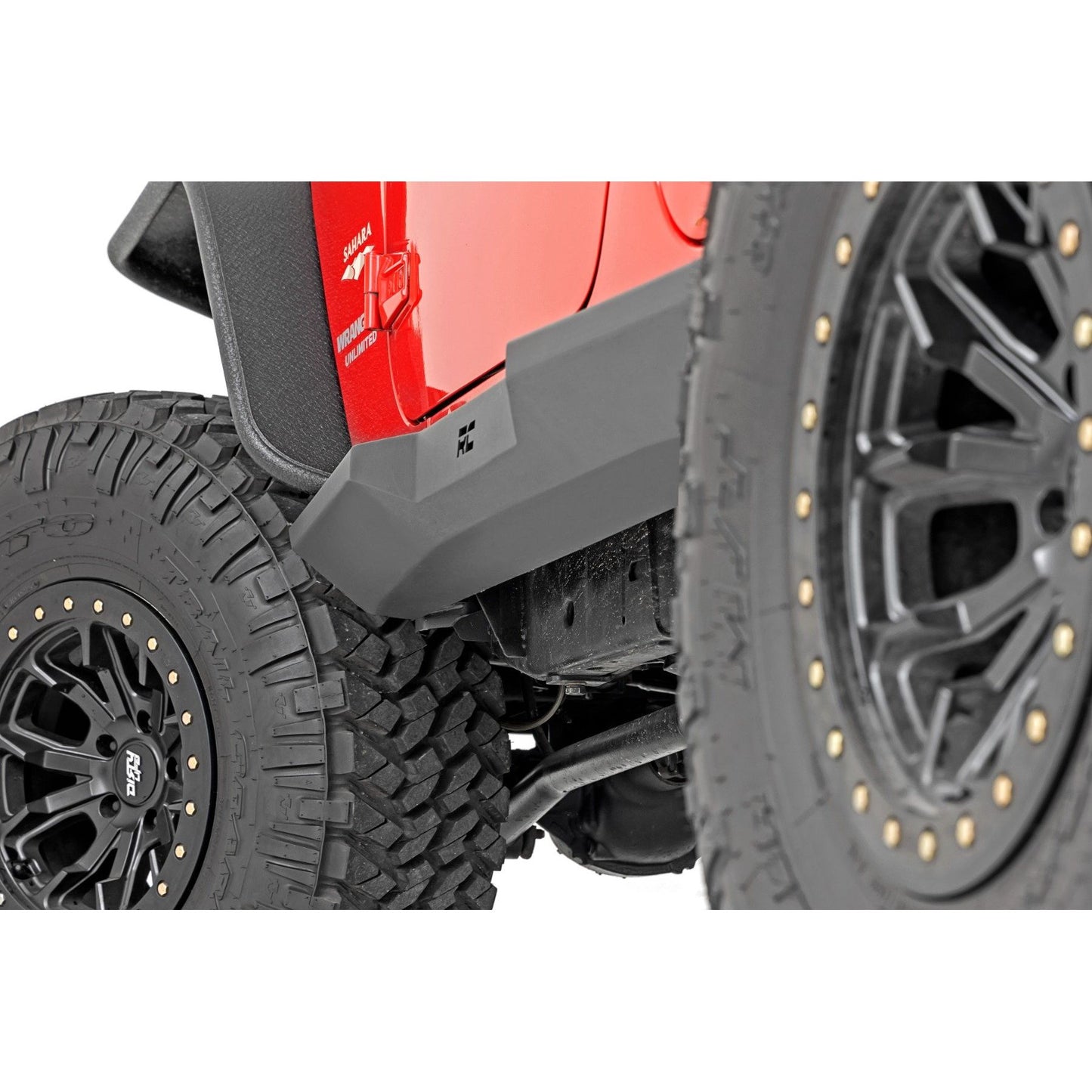 ROUGH COUNTRY Rock Sliders | Heavy Duty | 4-Door | Jeep Wrangler Unlimited 2WD/4WD (07-18) | 90800