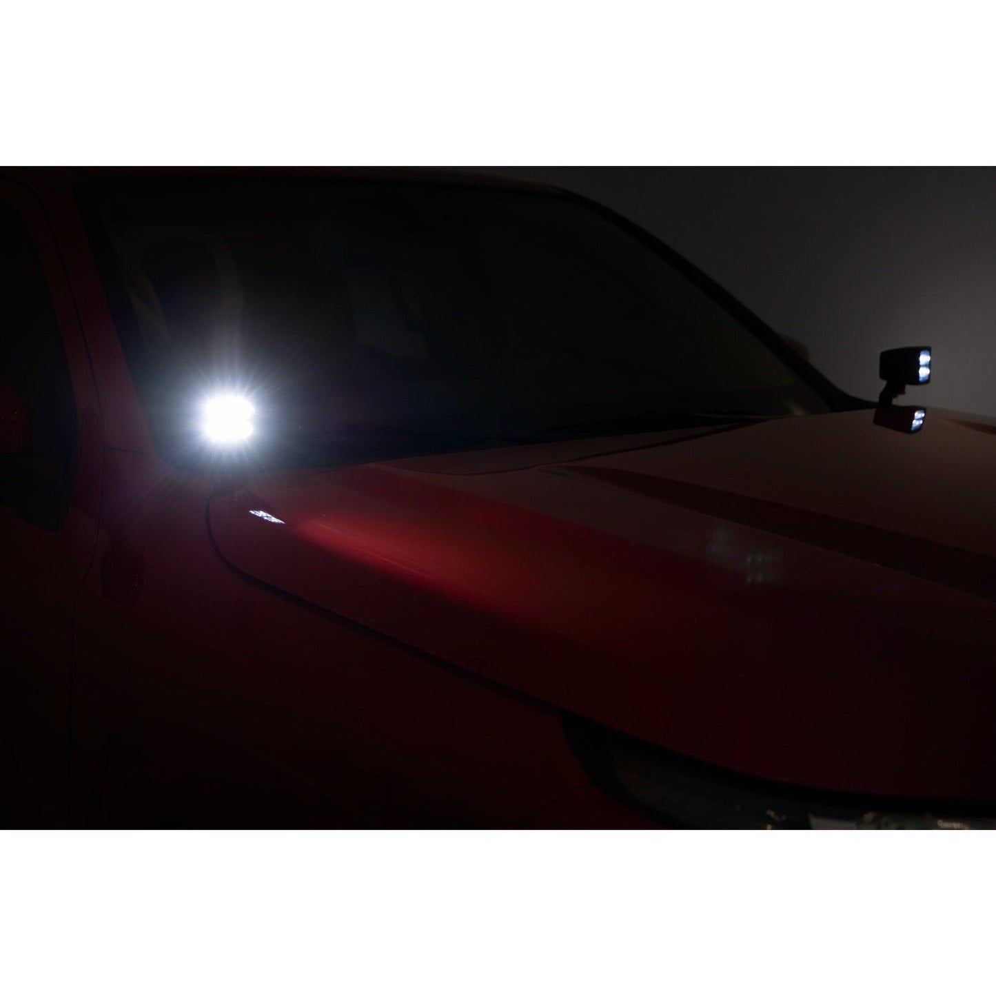 ROUGH COUNTRY LED Light Kit | Ditch Mount | 2" Black Pair | Flood | Nissan Frontier (22-25) | 71065