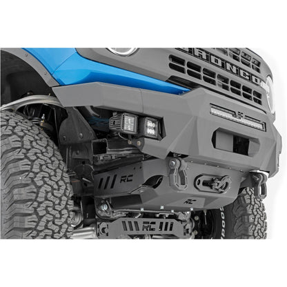 Rough Country with 20" Black Series | Black Series Amber DRL Cubes Front Bumper I 51079