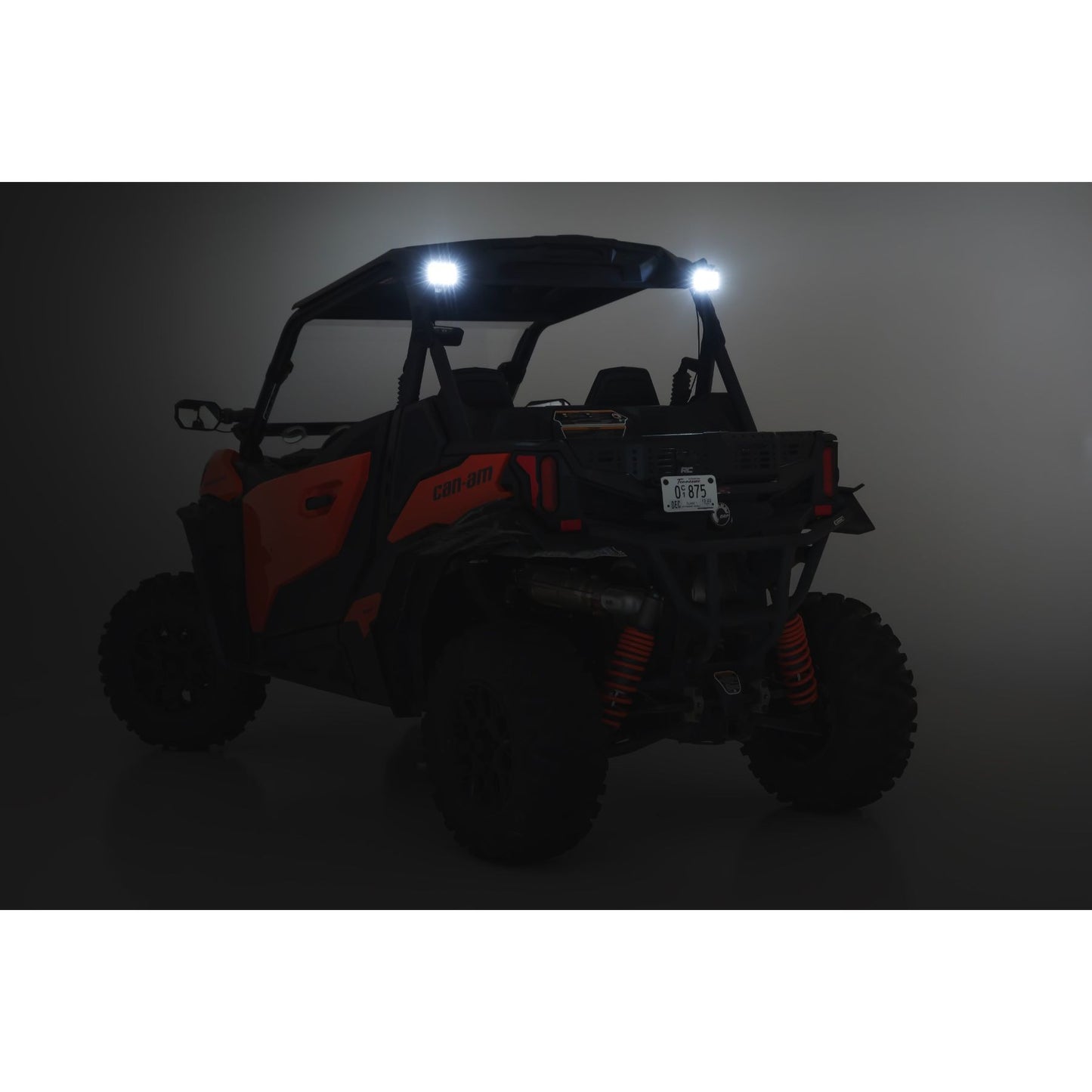 ROUGH COUNTRY LED Light Kit | Rear Mount | 2" Black Pair | Spot | Can-Am Maverick Sport 1000R  | 97081