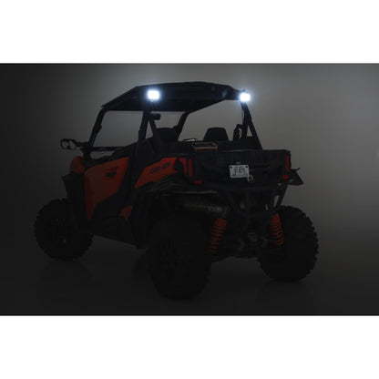 ROUGH COUNTRY LED Light Kit | Rear Mount | 2" Black Pair | Spot | Can-Am Maverick Sport 1000R  | 97081