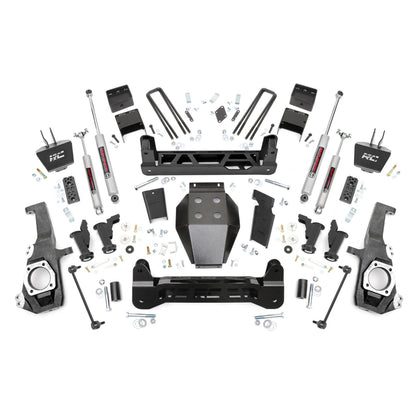 ROUGH COUNTRY 5 Inch Lift Kit | Torsion Drop | w/ Overloads | Chevy/GMC 2500HD/3500HD (20-25) | 111030