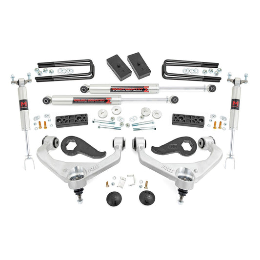 ROUGH COUNTRY 3 Inch Lift Kit | UCAs | M1 | w/ Overloads | Chevy/GMC 2500HD/3500HD (20-25) | 97740