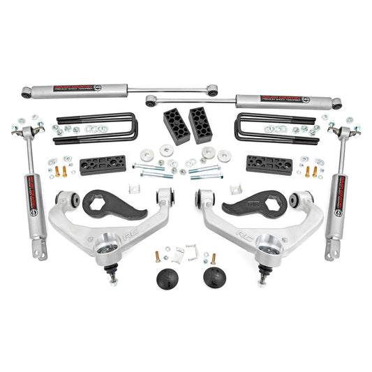 ROUGH COUNTRY 3 Inch Lift Kit | Chevy/GMC Sierra 3500 HD/Silverado 3500 HD 2WD/4WD (20-25) | 95630