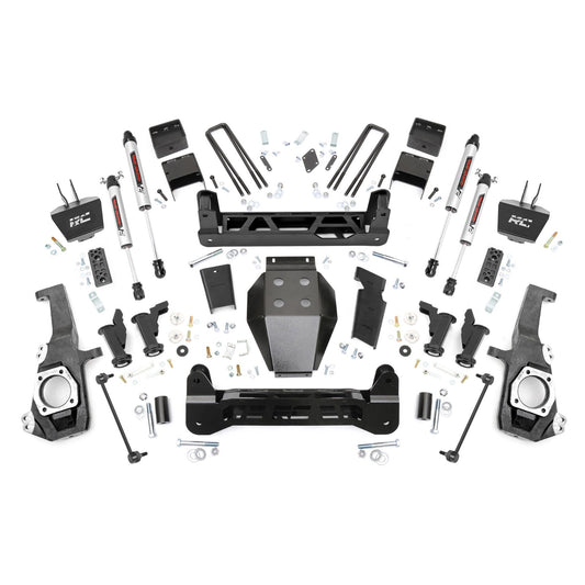 ROUGH COUNTRY 5 Inch Lift Kit | Torsion Drop | V2 | w/ Overloads | Chevy/GMC 2500HD/3500HD (20-25) | 111070