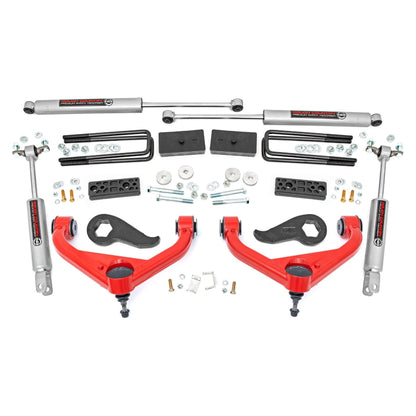 Rough Country M1 Monotube 3 Inch Lift Kit I 95840RED