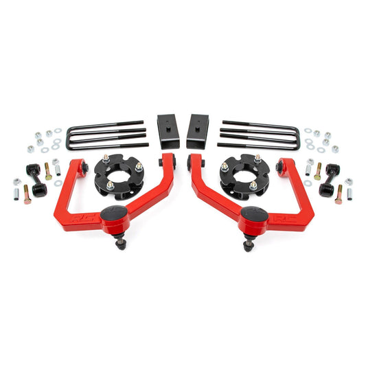 ROUGH COUNTRY 3 Inch Lift Kit | Nissan Titan 2WD/4WD (2004-2024) | 83400RED