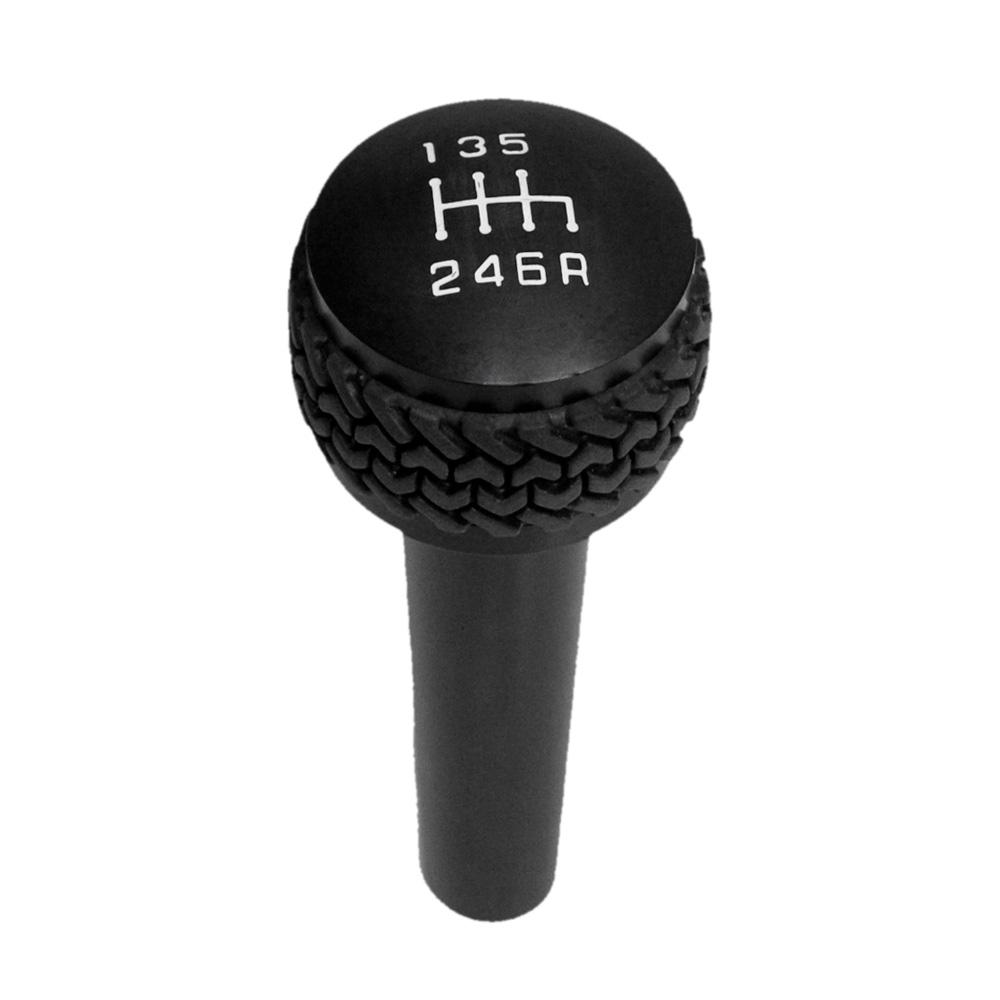 DV8 Off-Road 2005-2006 Jeep TJ & 2007-10 JK 6-Speed Shift Knob | Black C3| D-JP-180012-BK