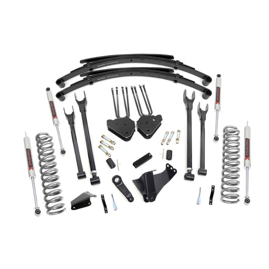 ROUGH COUNTRY 6 Inch Lift Kit | Diesel | 4 Link | M1 | Leaf Springs | Ford F-250/F-350 Super Duty (05-07) | 58240