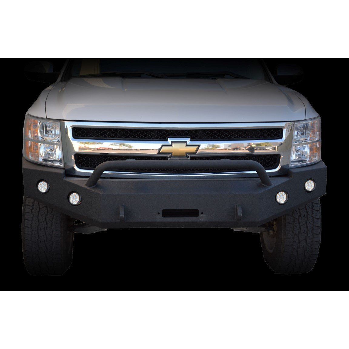 DV8 Off-Road 2007-2013 Chevy Silverado 1500 Steel Front Bumper C3| FBCS1-01