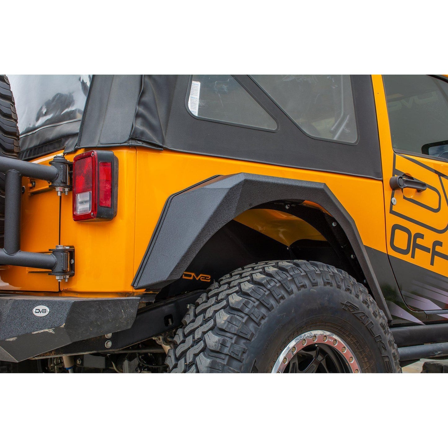 DV8 Off-Road 2007-2018 Jeep JK Armor Fender Flares | Front & Rear C3| FENDB-09